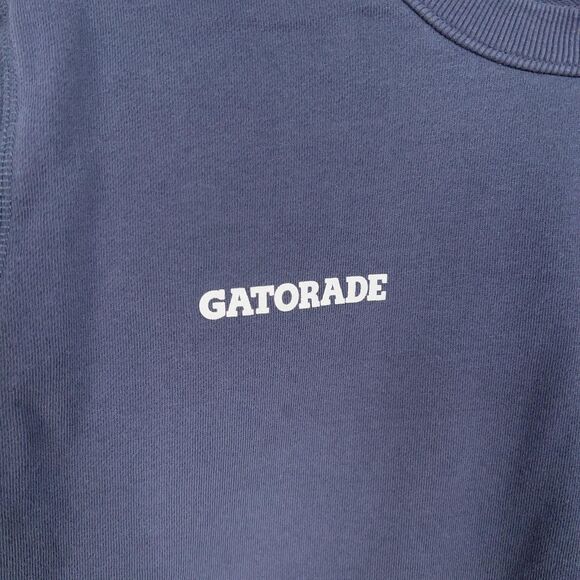 Gatorade Sweatshirt Womens Small Navy Blue Cropped Crewneck ACC Charlotte 2023 - Picture 5 of 15
